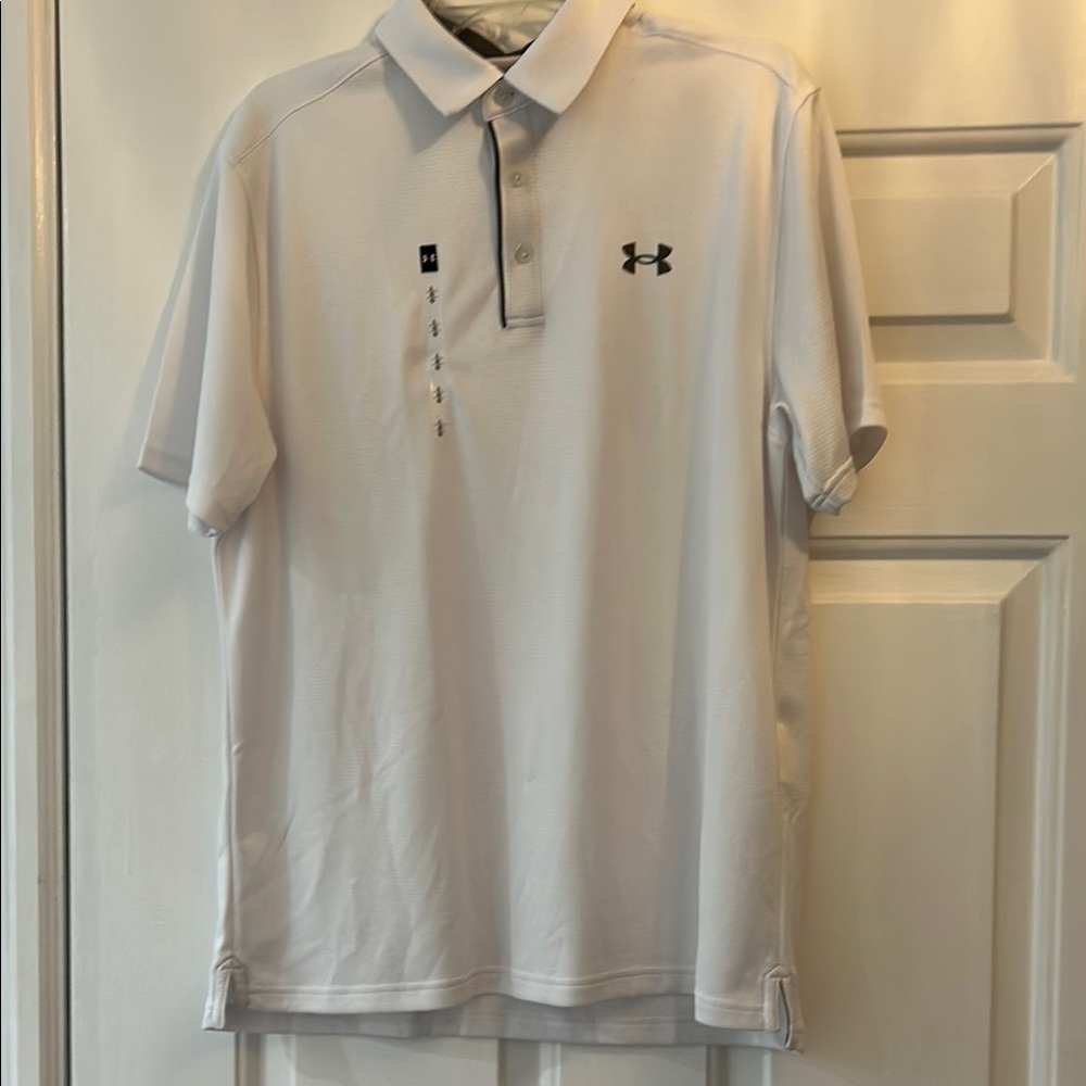 Under Armour Men's White Polo Shirt